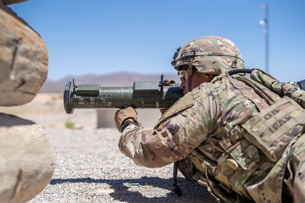 1AD Best Squad Conducts AT4 Range