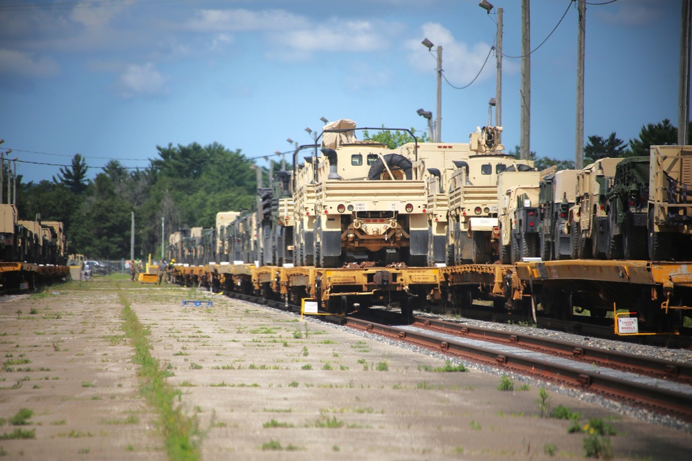 DVIDS - Images - Fort McCoy supports second major rail movement in 2024 ...