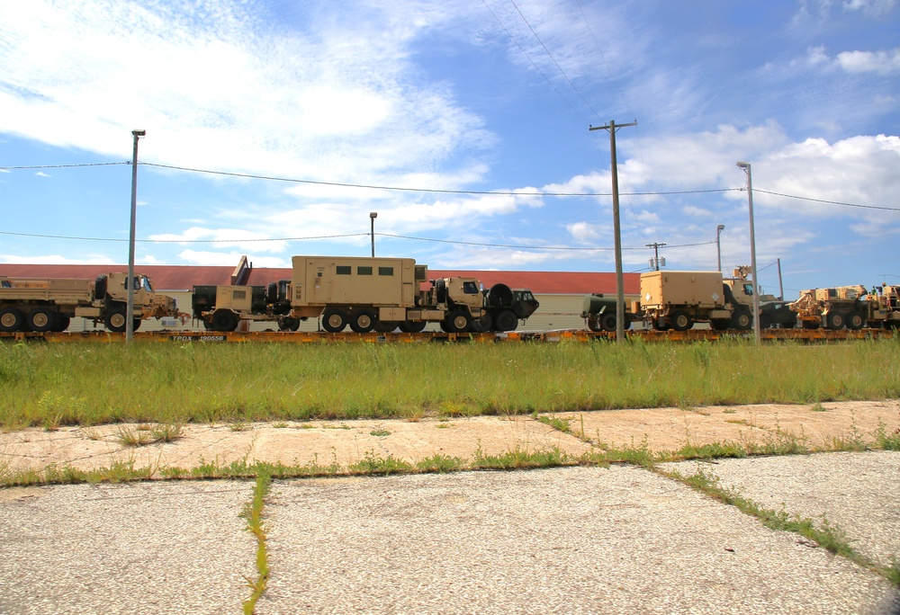 Fort McCoy supports second major rail movement in 2024 with return of Wisconsin National Guard equipment, vehicles