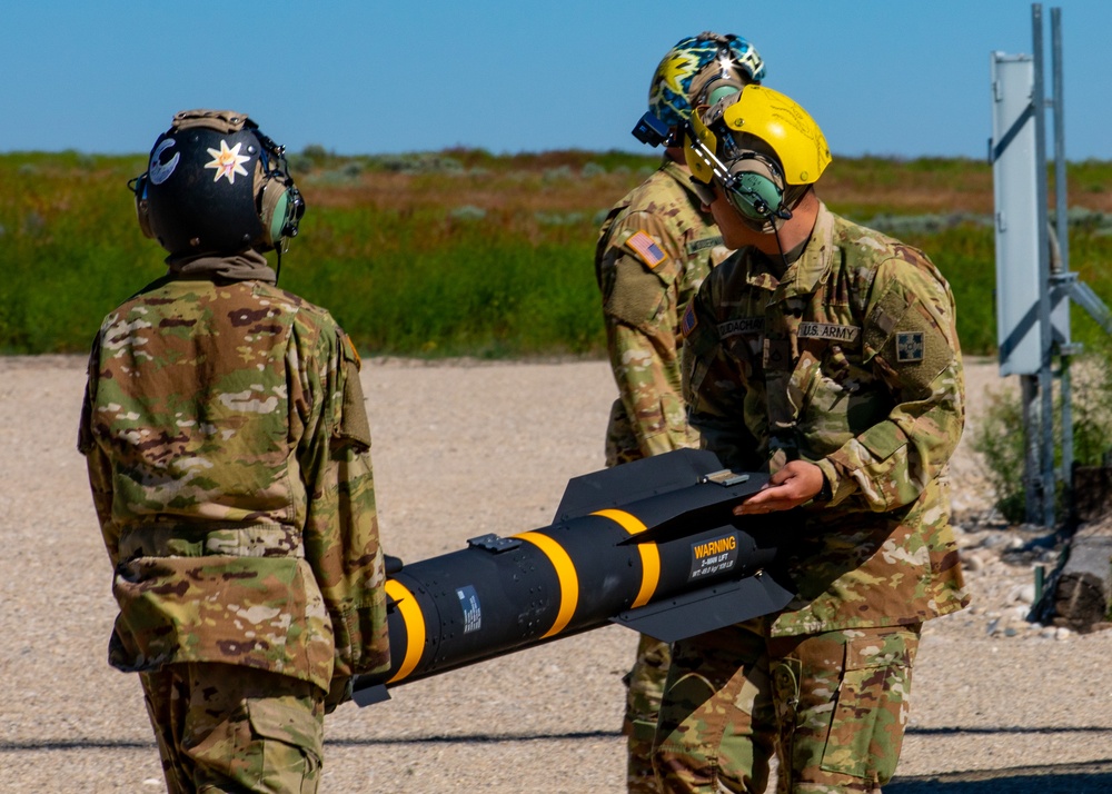 6-17 Air Cavalry Squadron in training on the AGM-114 Hellfire Missiles on the AH-64D Block II Apache