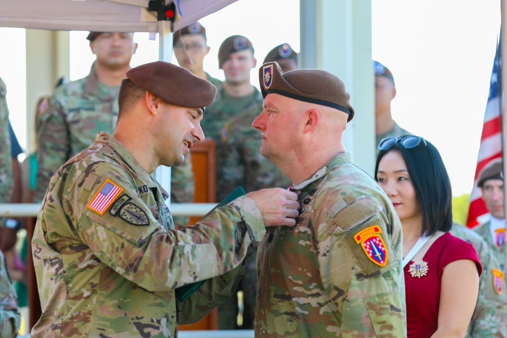 Third Security Force Assistance Brigade, 4th Battalion Change of Command Ceremony