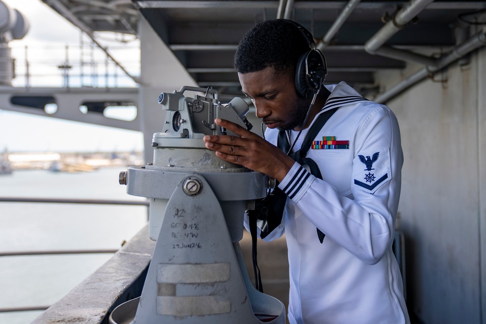USS Carl Vinson (CVN 70) Departs Pearl Harbor For RIMPAC 2024