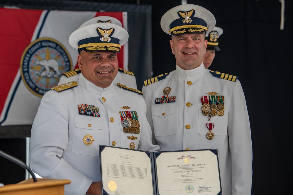 Coast Guard Cutter Polar Star (WAGB 10) holds change-of-command ceremony