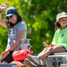 Coast Guard members participate in Fourth of July parade