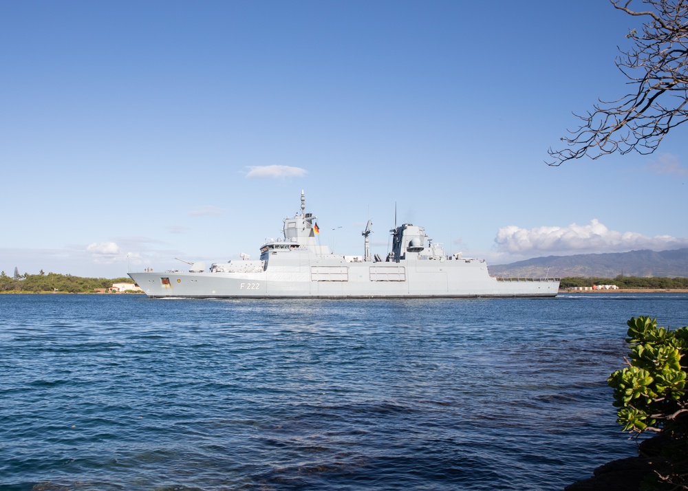 RIMPAC 2024: FGS Baden-Wurttemberg departs Pearl Harbor, begins Force Integration phase