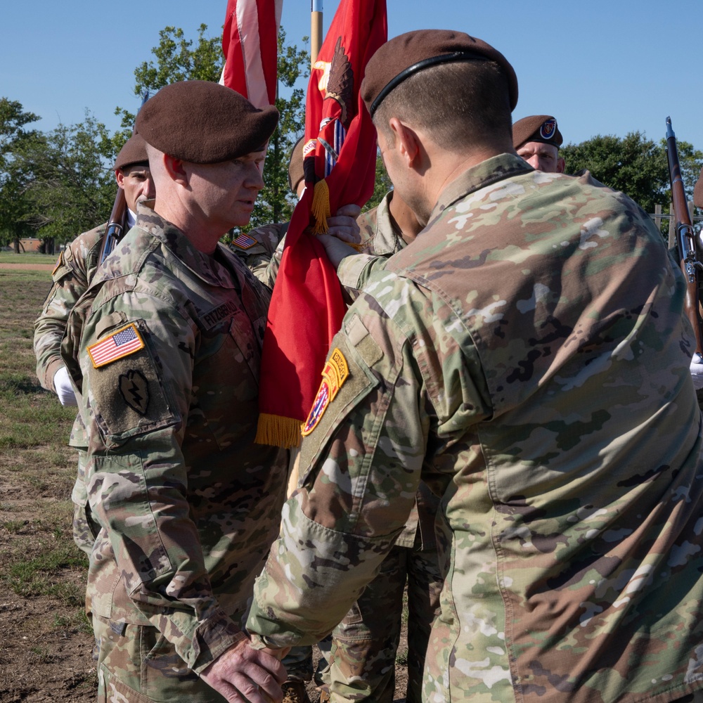 Third Security Force Assistance Brigade, 4th Battalion Change of Command Ceremony