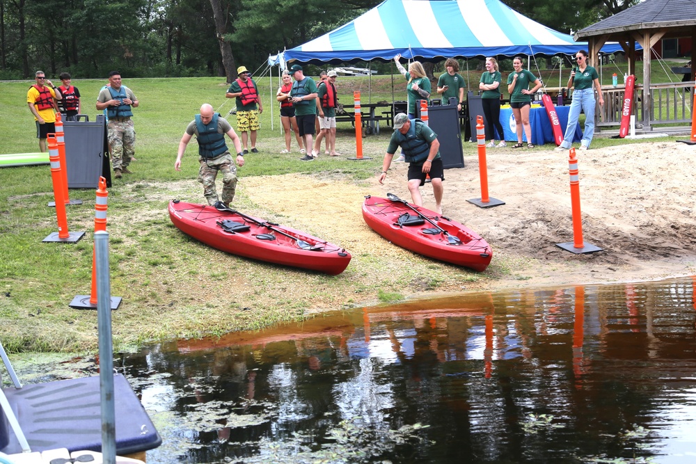 Fort McCoy’s June Triad Nights event held at Suukjak Sep Lake with Lake Adventure Water Relay