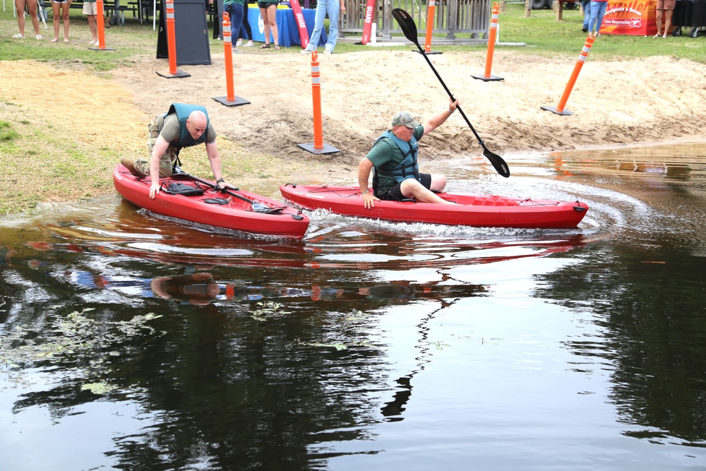 Fort McCoy’s June Triad Nights event held at Suukjak Sep Lake with Lake Adventure Water Relay