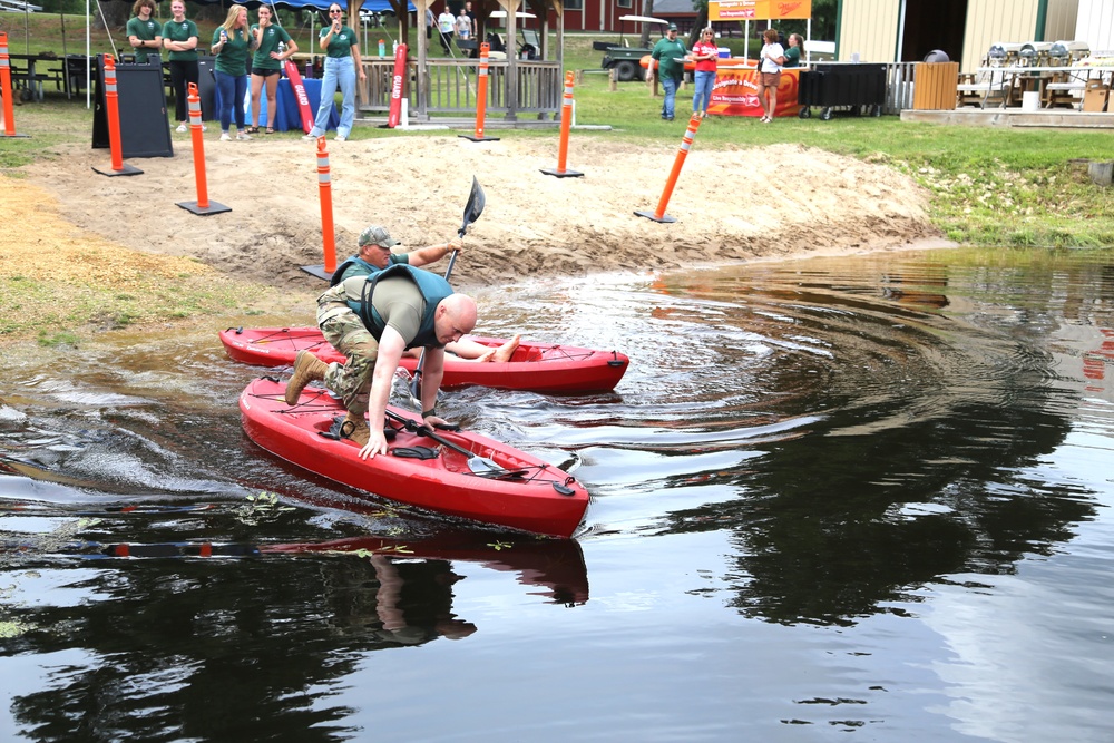 Fort McCoy’s June Triad Nights event held at Suukjak Sep Lake with Lake Adventure Water Relay