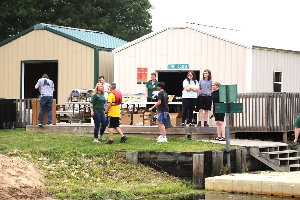 Fort McCoy’s June Triad Nights event held at Suukjak Sep Lake with Lake Adventure Water Relay