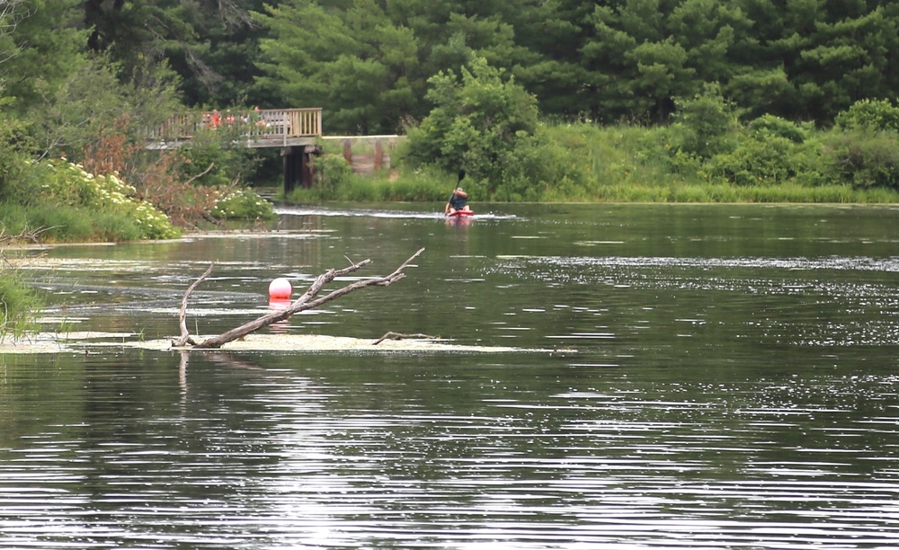 Fort McCoy’s June Triad Nights event held at Suukjak Sep Lake with Lake Adventure Water Relay