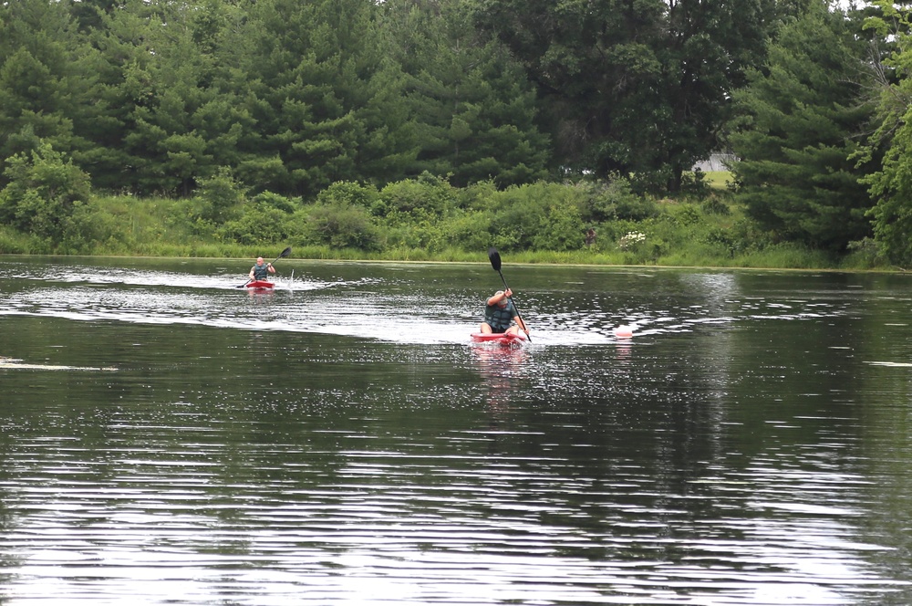 Fort McCoy’s June Triad Nights event held at Suukjak Sep Lake with Lake Adventure Water Relay