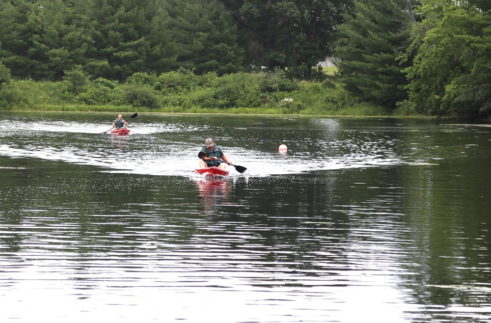 Fort McCoy’s June Triad Nights event held at Suukjak Sep Lake with Lake Adventure Water Relay