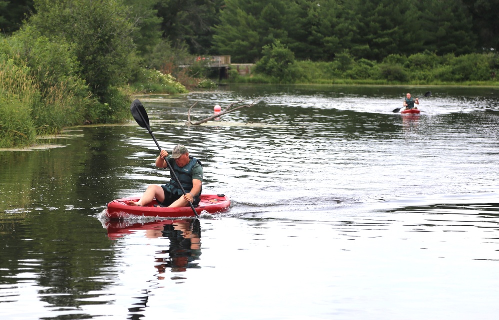 Fort McCoy’s June Triad Nights event held at Suukjak Sep Lake with Lake Adventure Water Relay