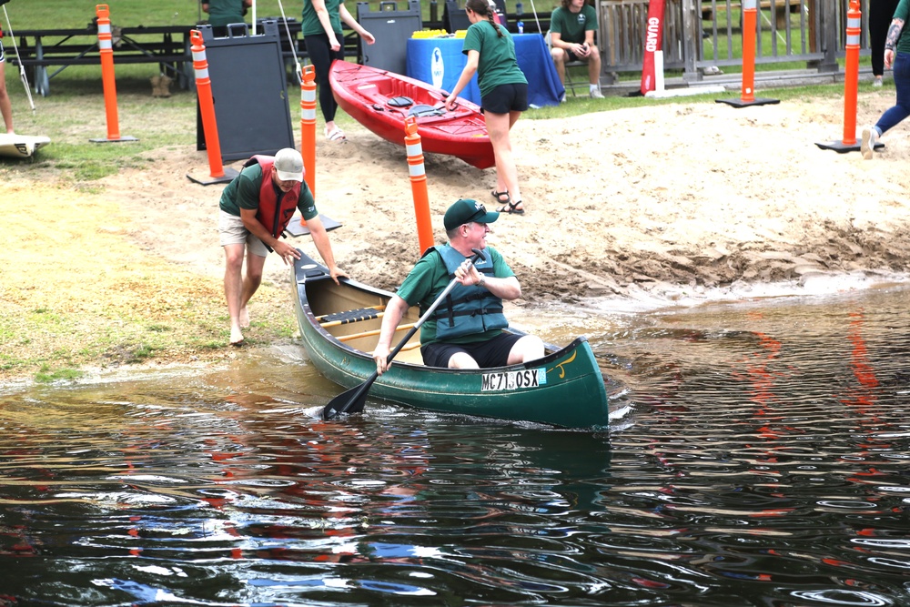 Fort McCoy’s June Triad Nights event held at Suukjak Sep Lake with Lake Adventure Water Relay