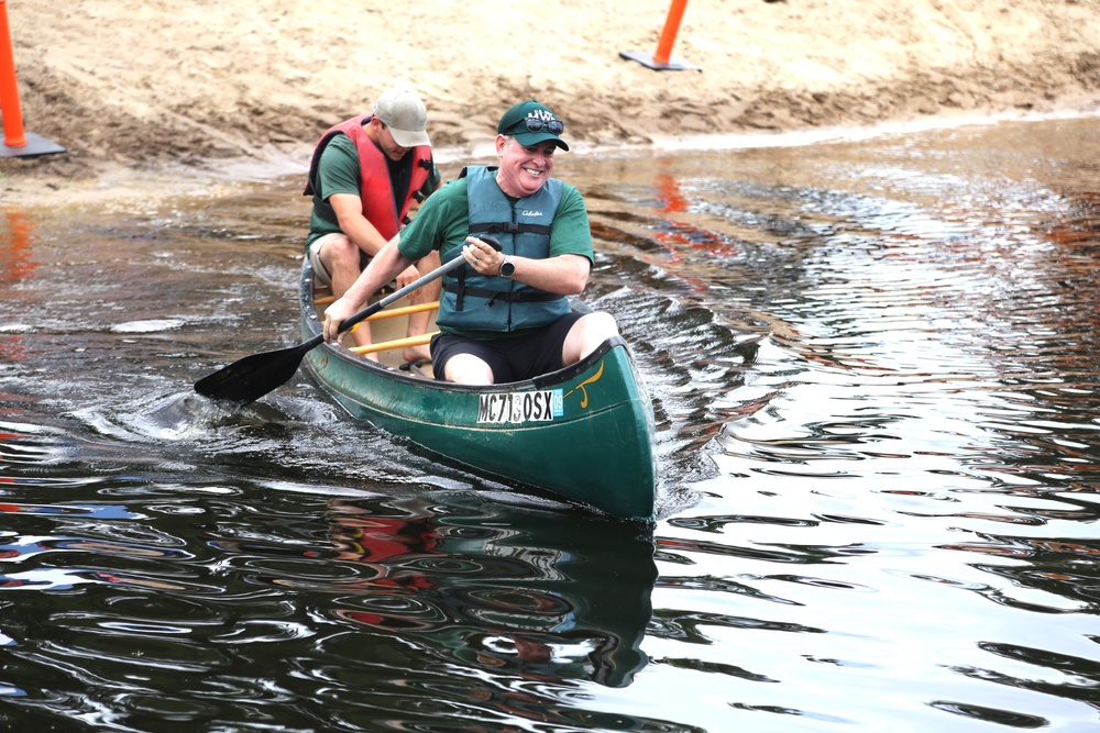 Fort McCoy’s June Triad Nights event held at Suukjak Sep Lake with Lake Adventure Water Relay