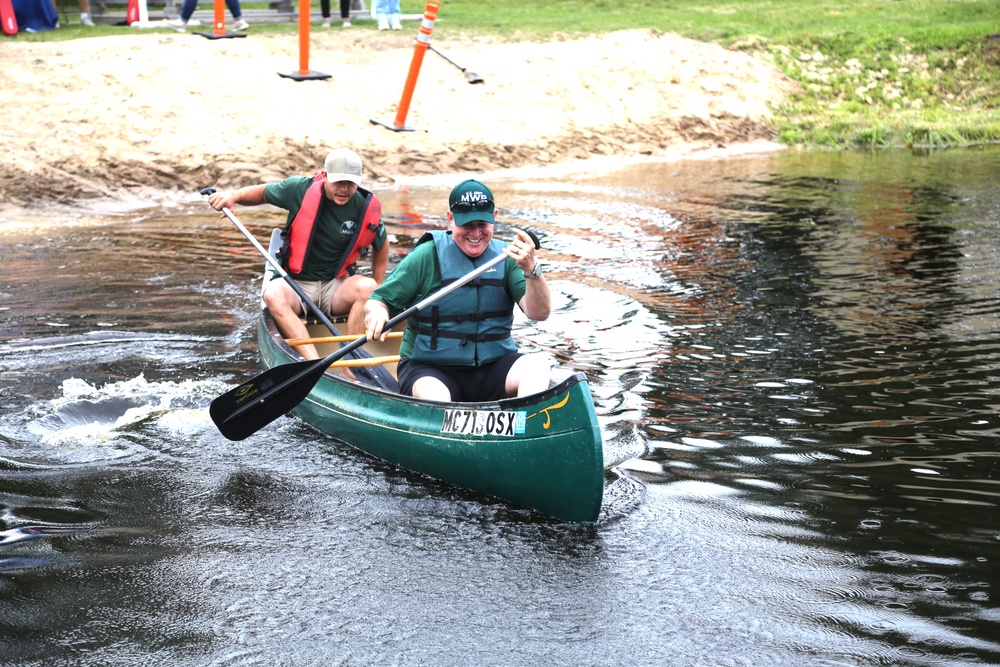 Fort McCoy’s June Triad Nights event held at Suukjak Sep Lake with Lake Adventure Water Relay