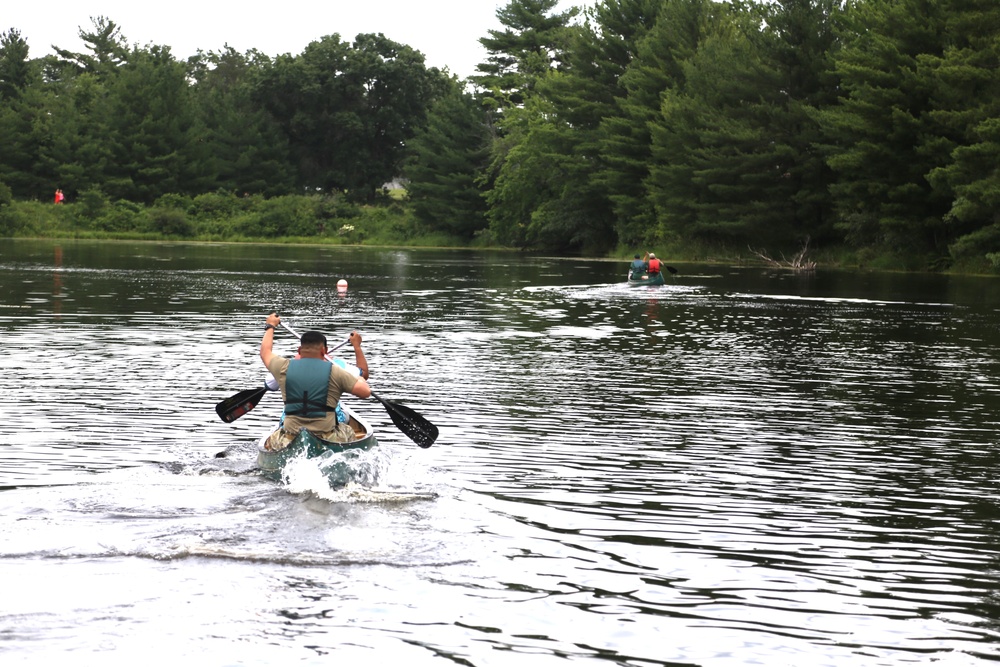 Fort McCoy’s June Triad Nights event held at Suukjak Sep Lake with Lake Adventure Water Relay