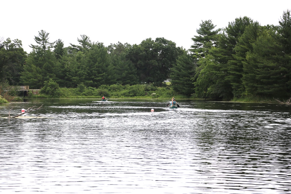 Fort McCoy’s June Triad Nights event held at Suukjak Sep Lake with Lake Adventure Water Relay