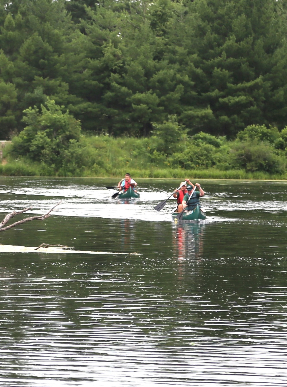 Fort McCoy’s June Triad Nights event held at Suukjak Sep Lake with Lake Adventure Water Relay