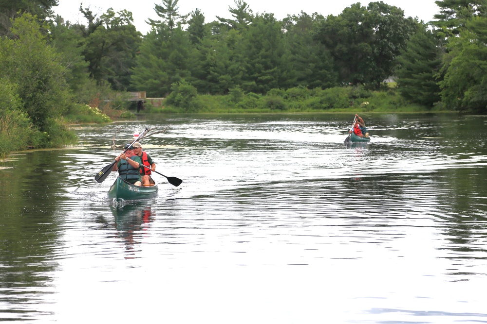 Fort McCoy’s June Triad Nights event held at Suukjak Sep Lake with Lake Adventure Water Relay