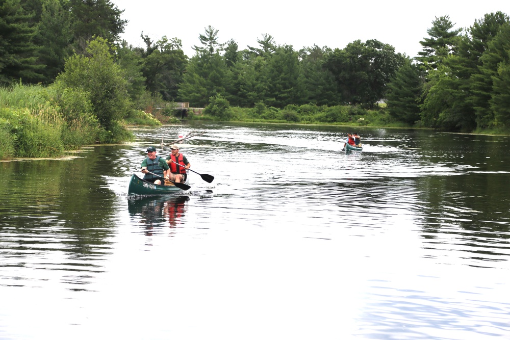 Fort McCoy’s June Triad Nights event held at Suukjak Sep Lake with Lake Adventure Water Relay