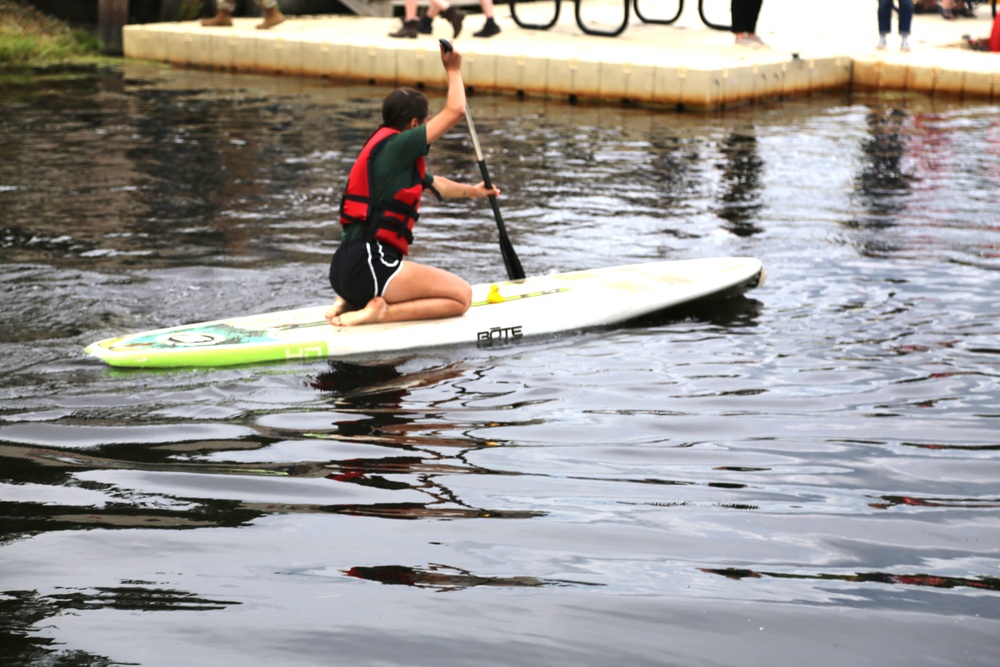 Fort McCoy’s June Triad Nights event held at Suukjak Sep Lake with Lake Adventure Water Relay