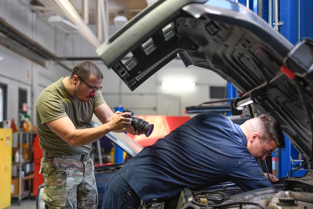 163d Attack Wing Ensures Readiness with HVAC Repairs on Ford F-350 at March ARB