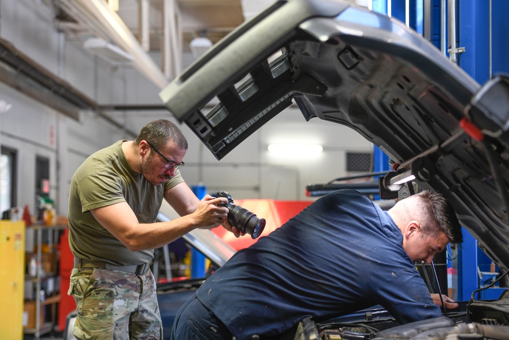 163d Attack Wing Ensures Readiness with HVAC Repairs on Ford F-350 at March ARB