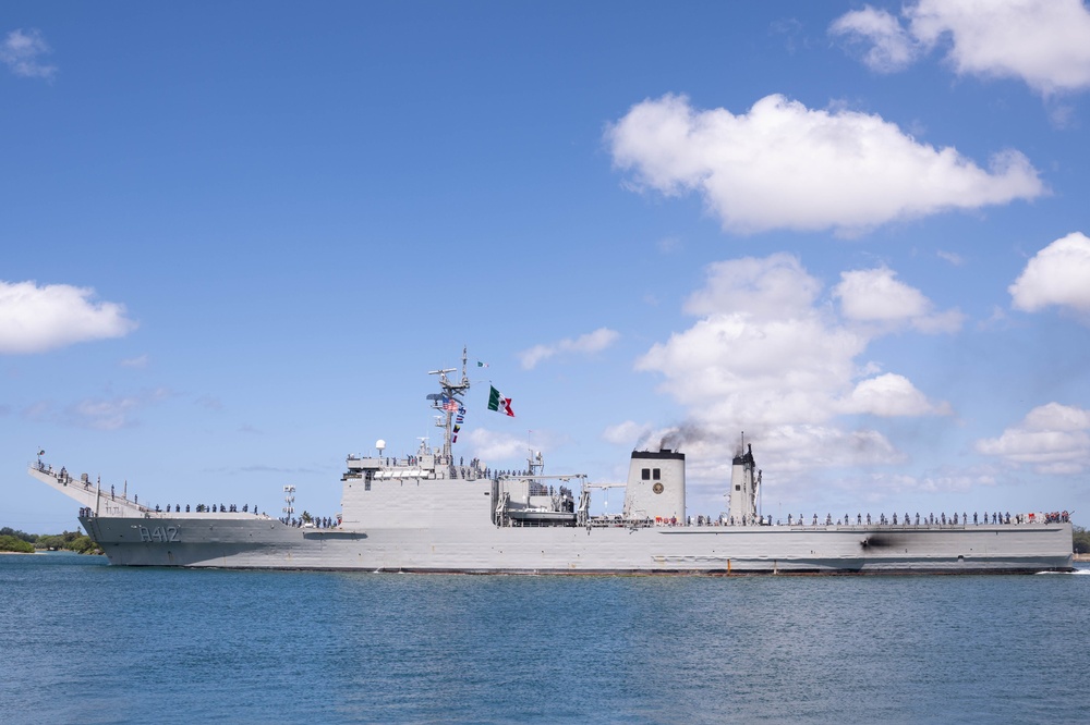 RIMPAC 2024: ARM Usumacinta departs Pearl Harbor, begins Force Integration phase