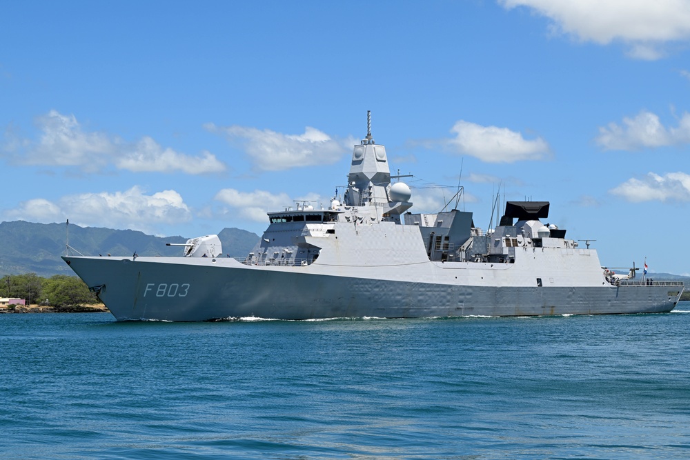 RIMPAC 2024: HNLMS Tromp departs Pearl Harbor, begins Force Integration phase