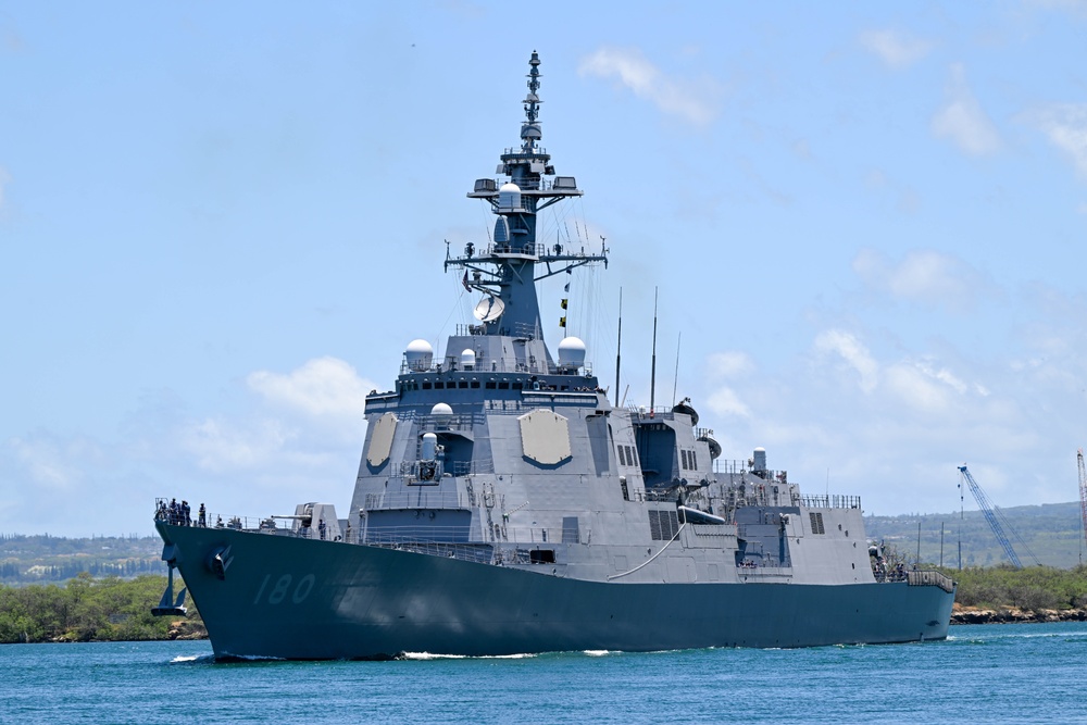 RIMPAC 2024: JS Haguro Departs for Force Integration Phase of RIMPAC 2024