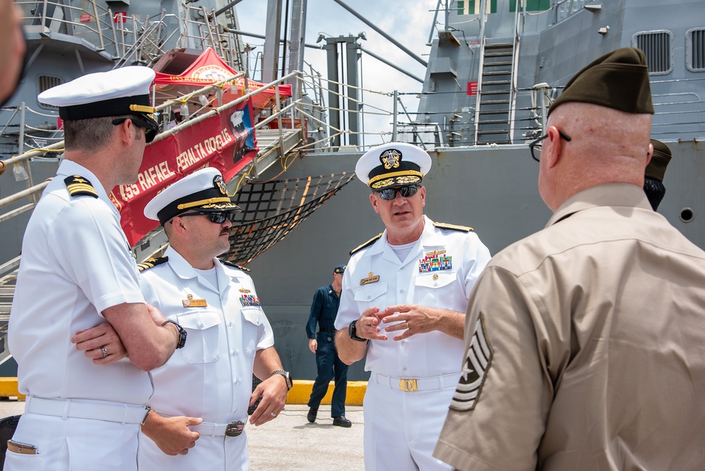 USS Rafael Peralta Makes Port Visit for Saipan's 78th Liberation Day