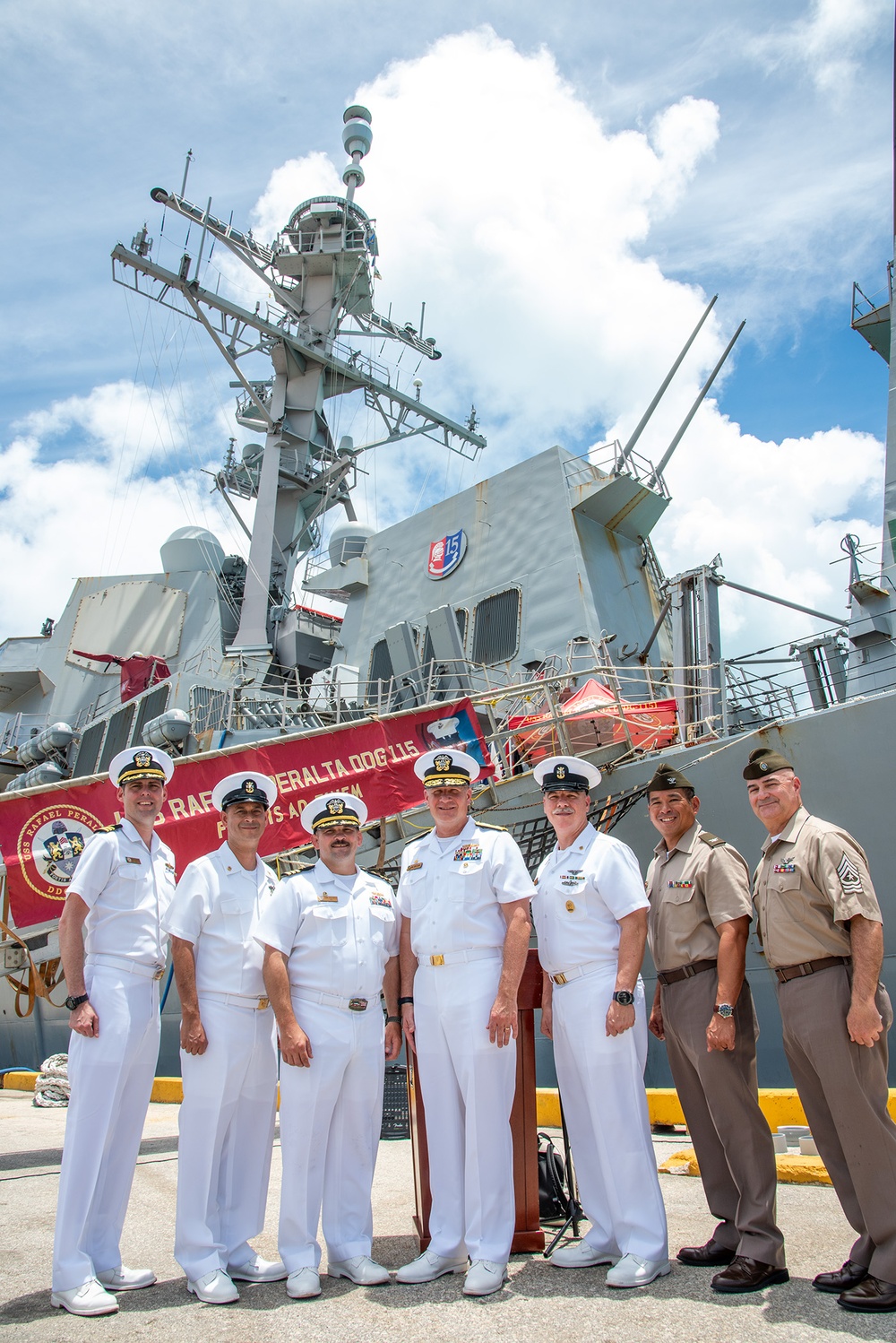 USS Rafael Peralta Makes Port Visit for Saipan's 78th Liberation Day