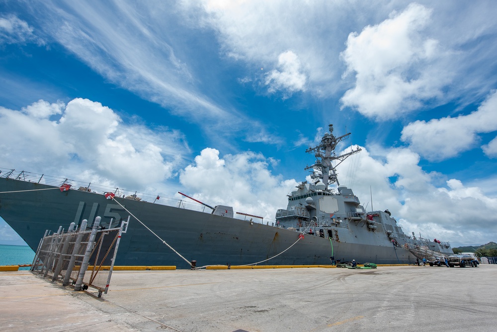 USS Rafael Peralta Makes Port Visit for Saipan's 78th Liberation Day