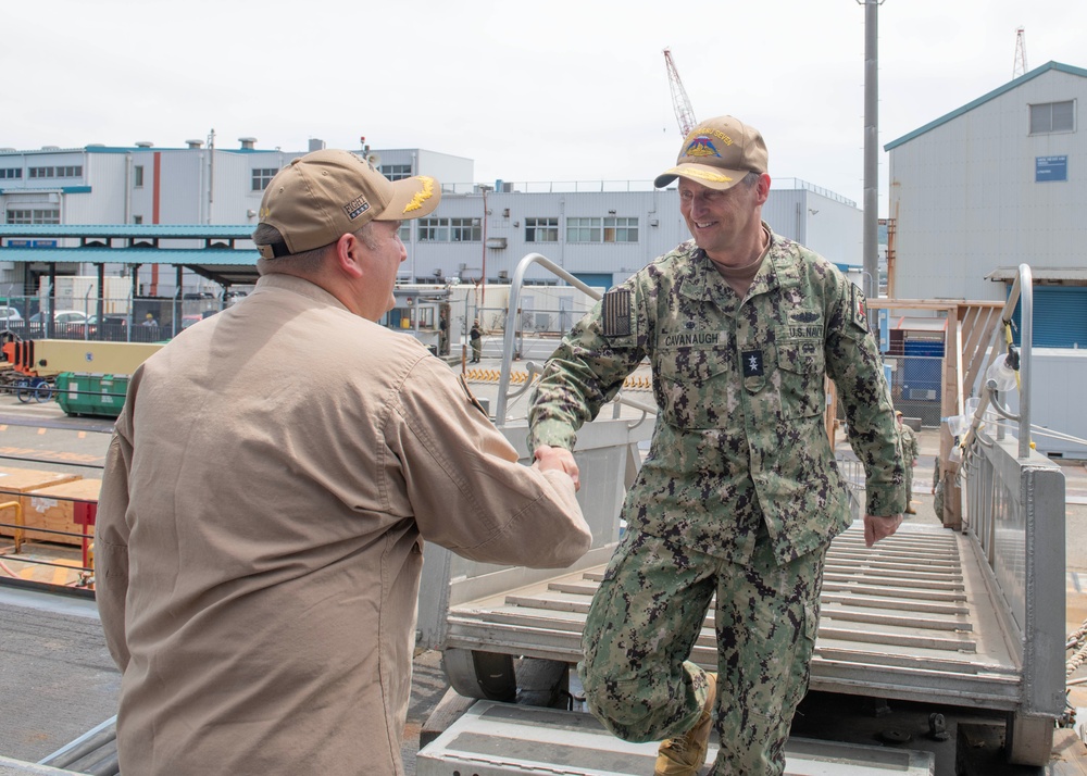 RADM Cavanaugh Visits Japan Destroyers