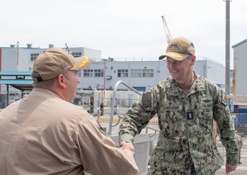 RADM Cavanaugh Visits Japan Destroyers