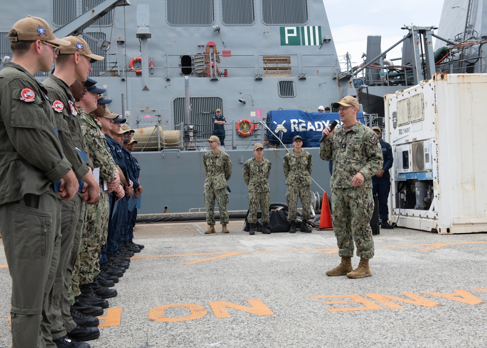 RADM Cavanaugh Visits Japan Destroyers