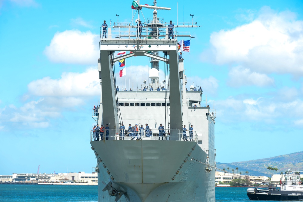 Ships Depart Pearl Harbor for Force Integration phase of Exercise RIMPAC 2024