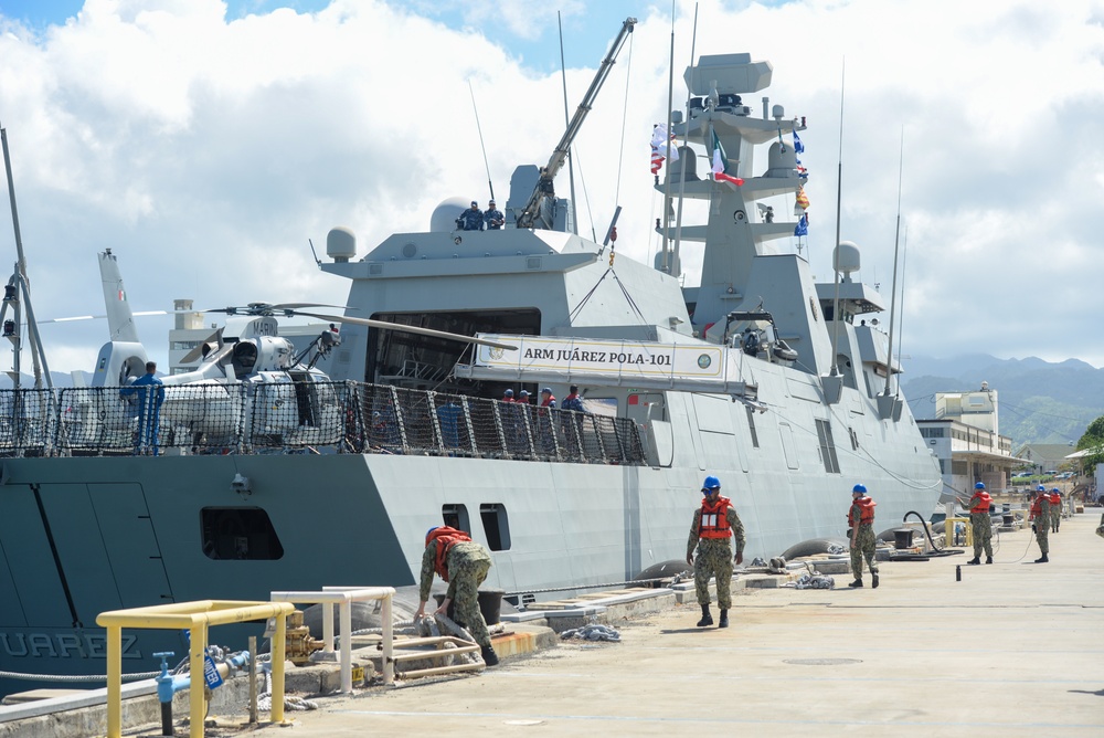 RIMPAC 2024: ARM Usumacinta departs Pearl Harbor, begins Force Integration phase