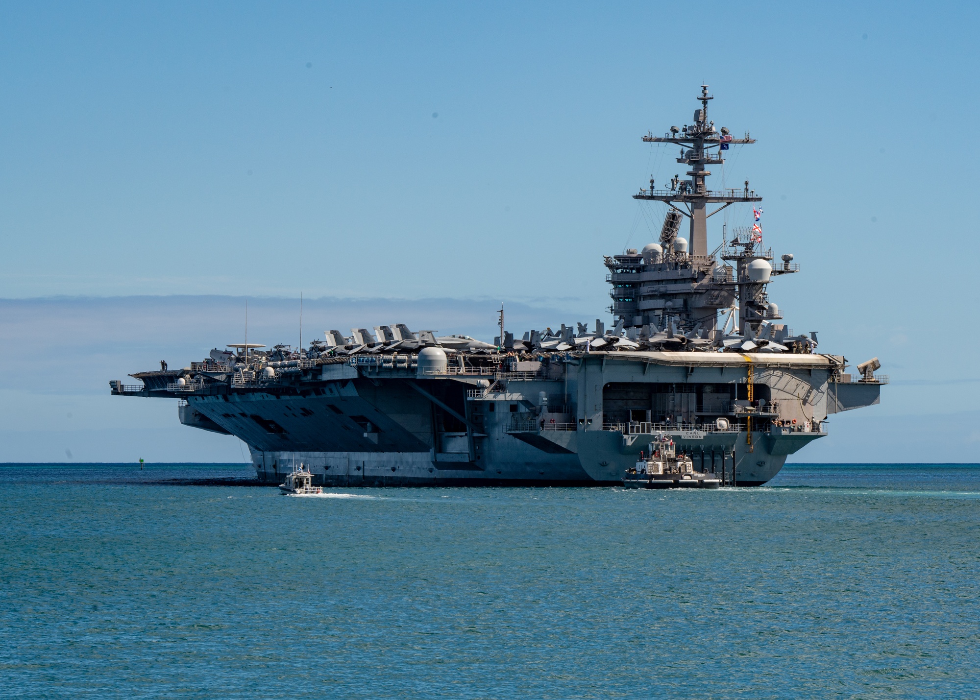DVIDS - Images - USS Carl Vinson (CVN 70) departs Joint Base Pearl