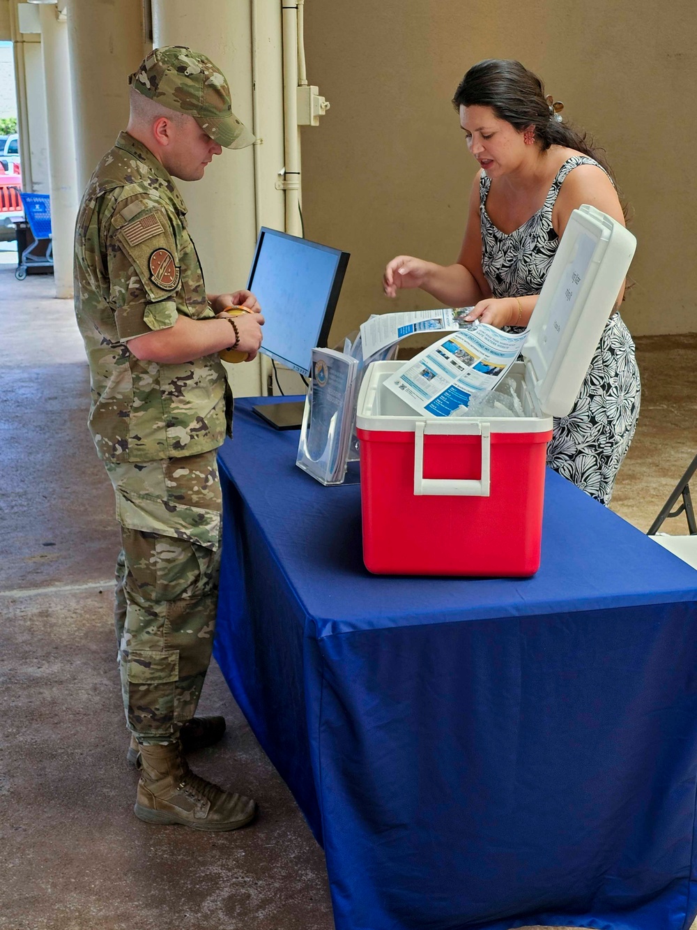 NCTF-RH Hosts Drinking Water Information Booth at the Hickam Exchange