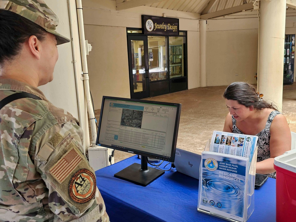 NCTF-RH Hosts Drinking Water Information Booth at the Hickam Exchange