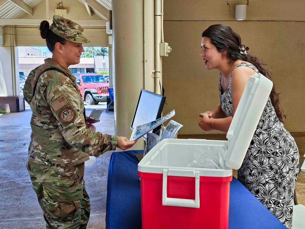 NCTF-RH Hosts Drinking Water Information Booth at the Hickam Exchange