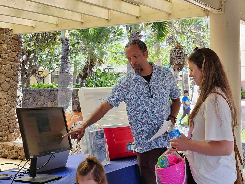 NCTF-RH Hosts Drinking Water Information Booth at the Hickam Exchange