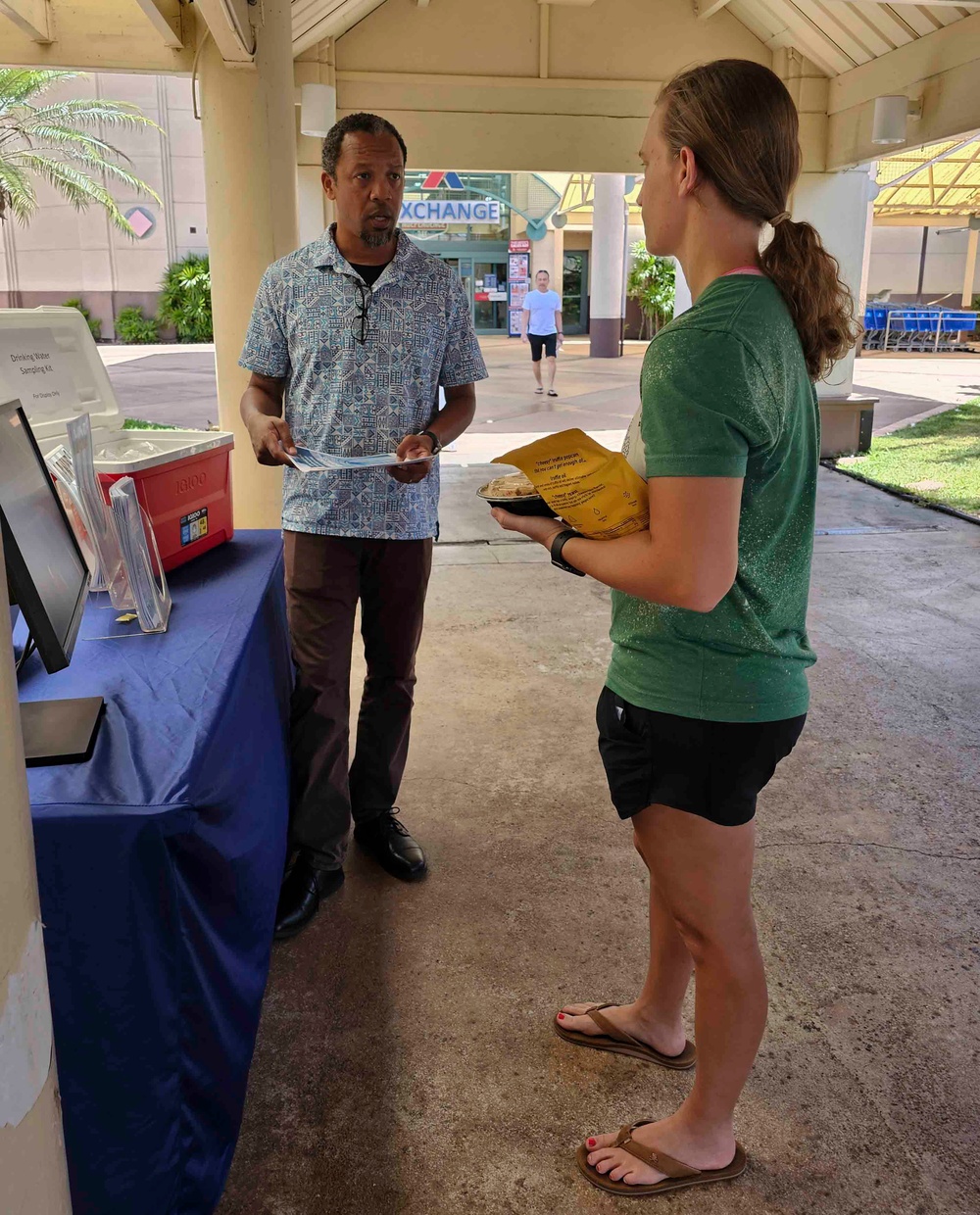 NCTF-RH Hosts Drinking Water Information Booth at the Hickam Exchange