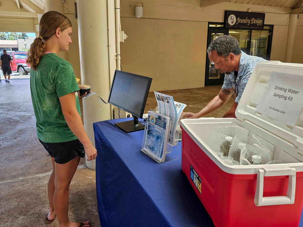 NCTF-RH Hosts Drinking Water Information Booth at the Hickam Exchange