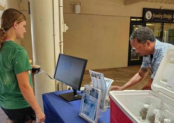 NCTF-RH Hosts Drinking Water Information Booth at the Hickam Exchange