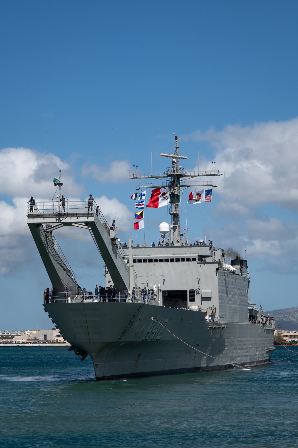 ARM Usumacinta (A-412) begins Force Integration phase of RIMPAC 2024