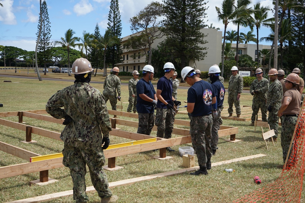 Seabees Build Hospital Deck